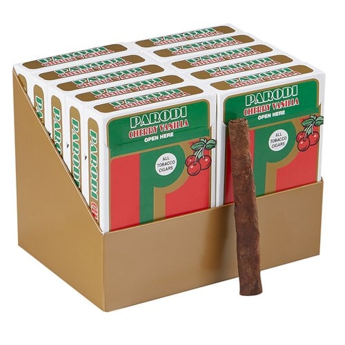 Parodi Cherry Vanilla (Cigarillos) (4.5"x34) Pack of 50