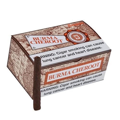 Parodi Burma Cheroot Maduro Mini Cigarillo (Cigarillos) (3.7"x20) Box of 50