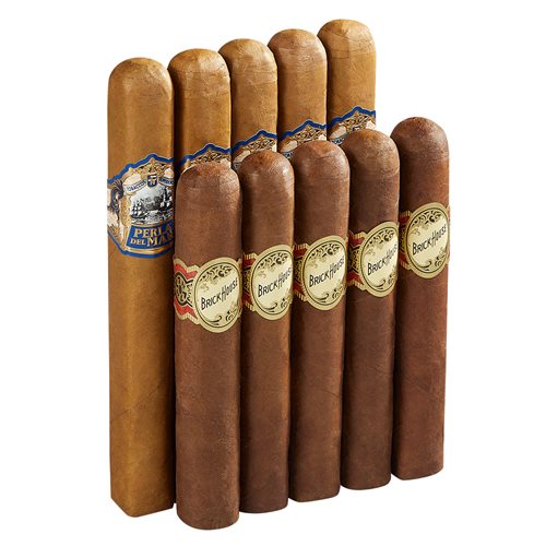 Brick House and Perla Del Mar 10-Cigar Combo  10 Cigars