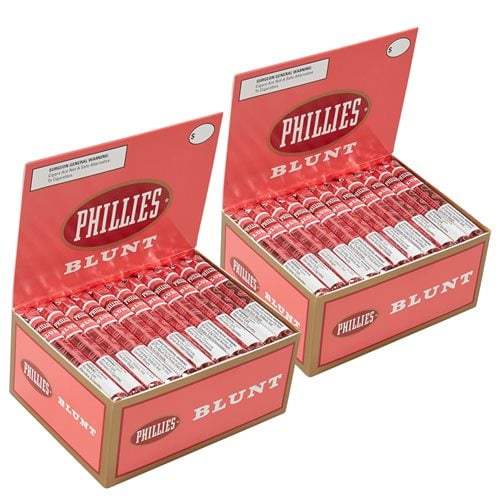 Phillies Blunt Natural Petite Corona Strawberry 2-Fer (4.9"x41) Box of 110