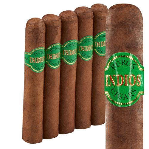 Puros Indios Natural Rothschild Pack of 5 Cigars