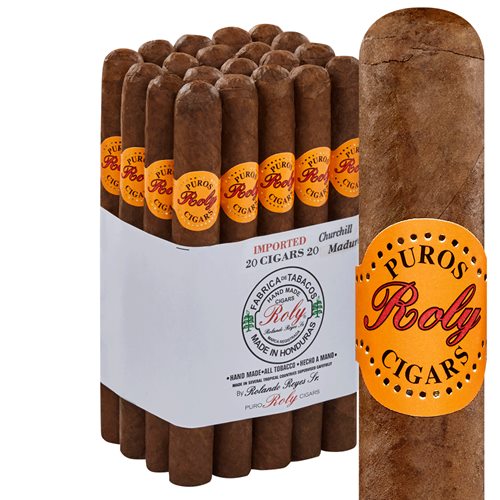 Puros Indios Roly Churchill Maduro (7.2"x53) Pack of 20