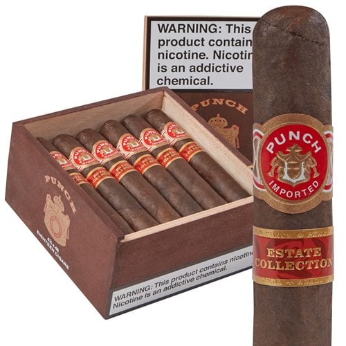Punch Estate Collection Short Robusto Natural (4.8"x48) Box of 18