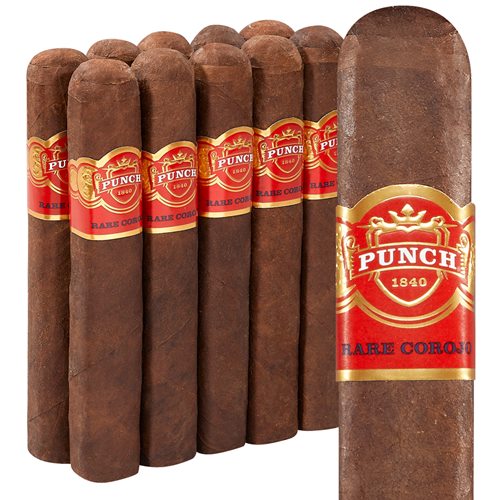 Punch Rare Corojo Magnum (Robusto) (5.2"x54) Pack of 10