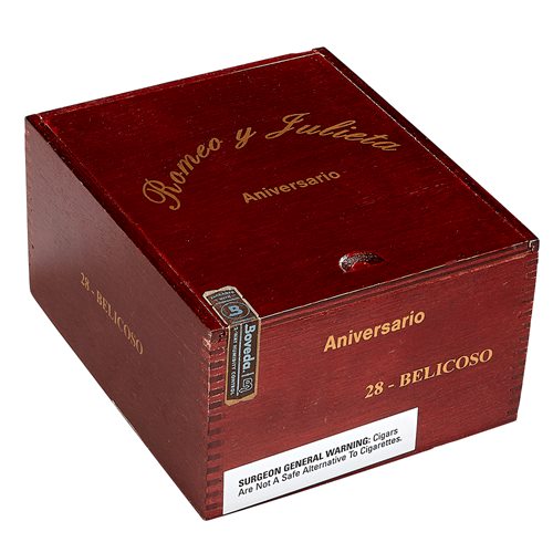 Romeo y Julieta Aniversario #2 (Belicoso) (6.1"x52) Box of 28