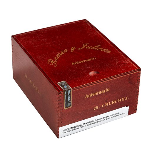 Romeo y Julieta Aniversario Churchill (7.0"x54) Box of 28