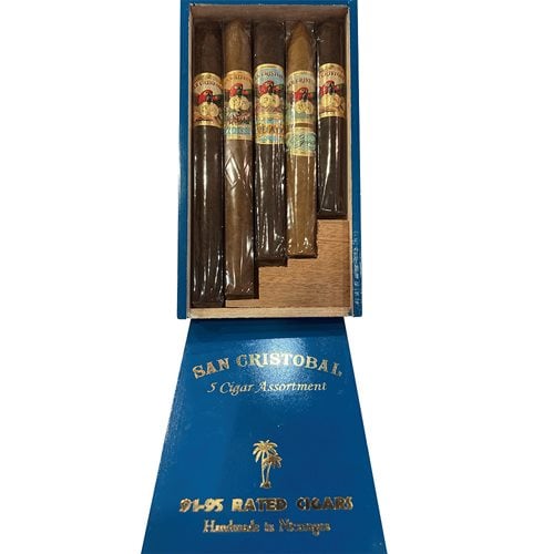 San Cristobal 5-Cigar Assortment (91-95 Top Rated)  SAMPLER (5)