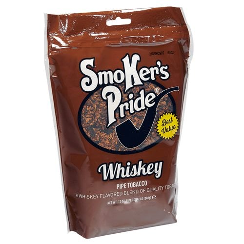 Smoker's Pride Whiskey Pipe Tobacco  12 Ounce Bag