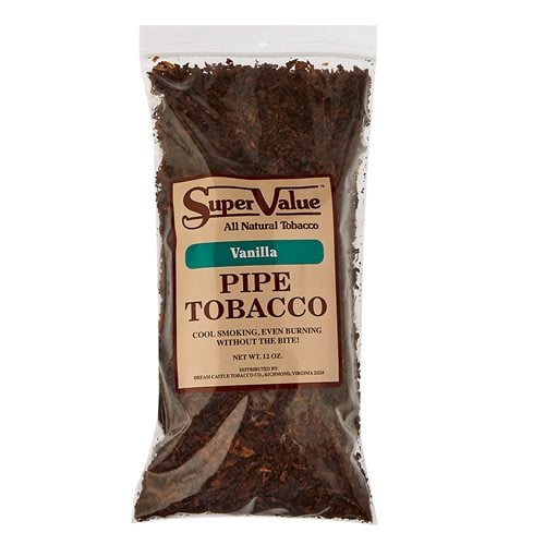 Super Value Vanilla Pipe Tobacco  12 Ounce Bag