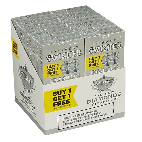 Swisher Sweets Diamond Natural (Cigarillos) (4.8"x28) PACK 100