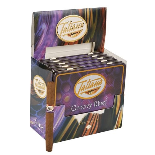 Tatiana Flavored Cigarillos Groovy Blue (4.0"x30) PACK (50)