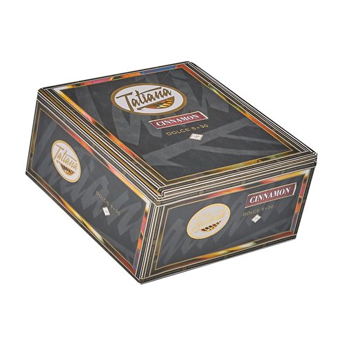 Tatiana Flavored Cigarillos Dolce Cinnamon (5.0"x30) BOX (50)