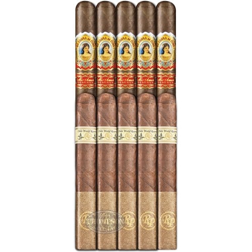 Double Down Medium To Full 10 Maduro Sampler Rocky Patel V La Aroma de Cuba Cigar Samplers