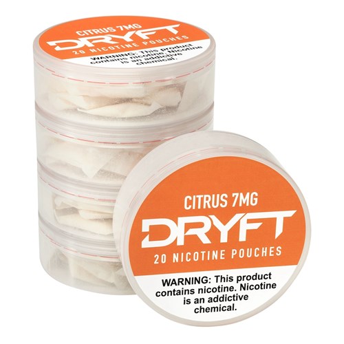 Dryft Nicotine Pouch Citrus 7mg Cigars