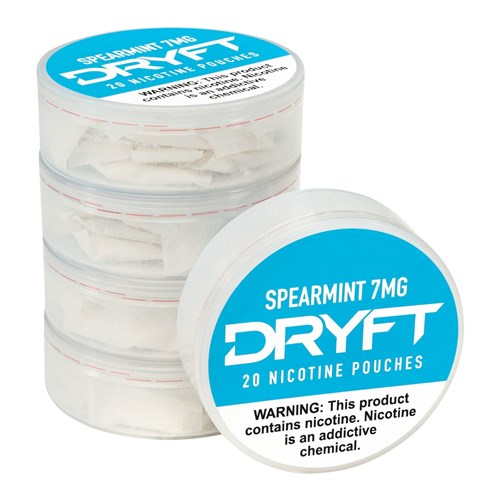 Dryft Nicotine Pouch Spearmint 7mg Cigars