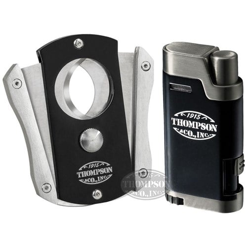 Thompson Lotus Cutter & Lighter Combo Cigar Accessory Samplers