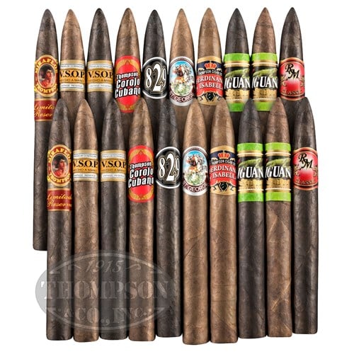 20-Cigar Torpedo Collection Cigar Samplers