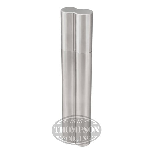 Stainless Steel Flask And Cigar Tube Travel Cases
