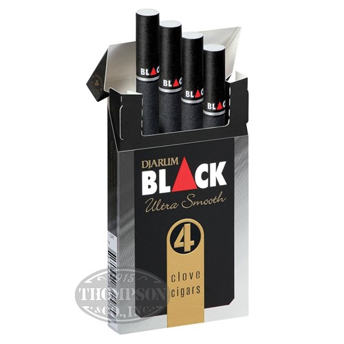 Djarum Black Ultra Smooth Natural Filtered Cigarillo 4pk Promo
