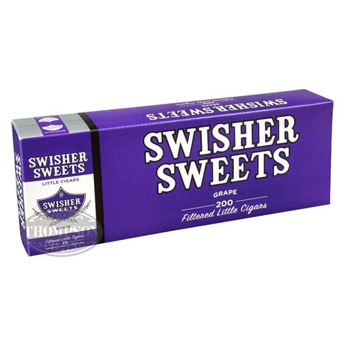 Swisher Sweets Little Cigars Filtered Cigarillo Natural Grape