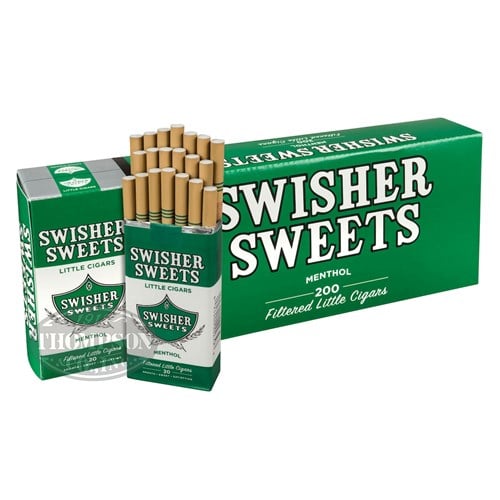 Swisher Sweets Little Cigars Filtered Cigarillo Natural Menthol