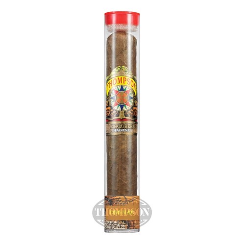 Thompson Explorer Flavors Gordito Habano Cognac Tubos 2-Fer Cigars