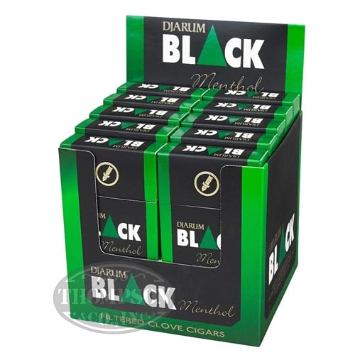 Djarum Black Emerald Natural Filtered Cigarillo Menthol