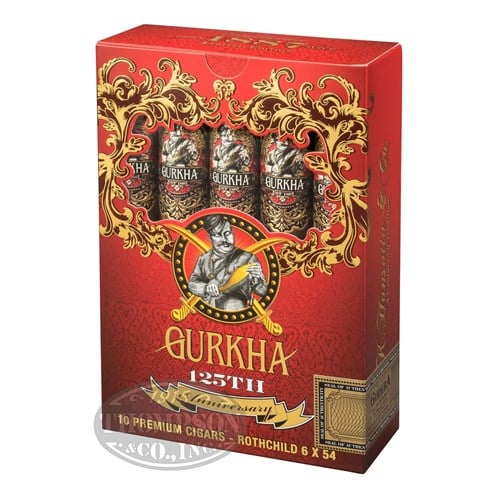 Gurkha Habano Rothschild 125th Anniversary Cigars