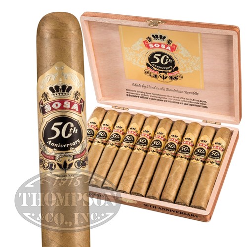 Sosa 50th Anniversary Toro Connecticut Single Cigars