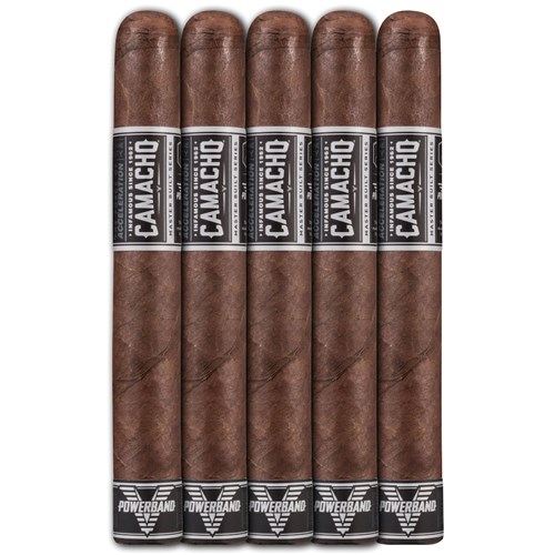 Camacho Powerband Master Built Series Robusto Habano 5 Pack Cigars