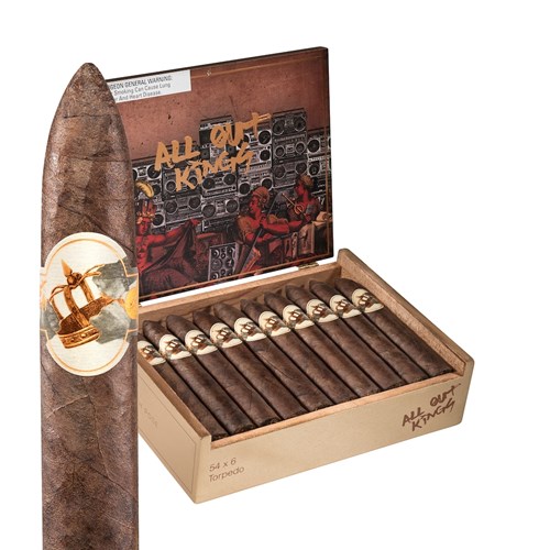 Caldwell All Out Kings The 4th Pose Habano Torpedo Cigars