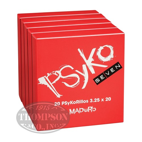 Psyko 7 Psykorillos Cigarillo Maduro Pack of 100