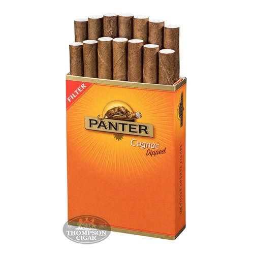 Agio Panther Filtered Cigarillo Natural Cognac 14 Count