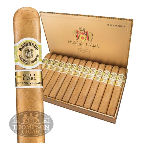 Macanudo Gold Label Gold Brick Limited Edition Connecticut Cigars