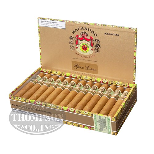 Macanudo Gold Label Shakespeare Connecticut Cigars