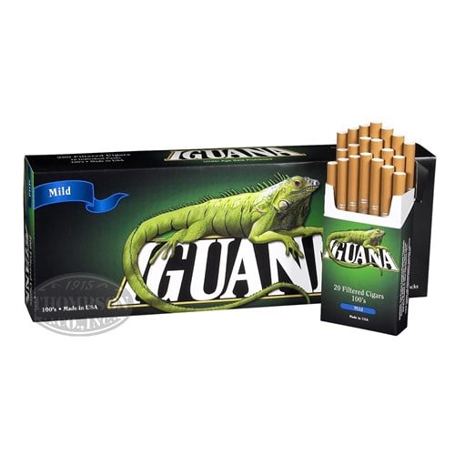 Iguana Large Cigar Natural Filtered Smooth Hard Pack