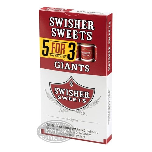 Swisher Sweets Giants Natural Lonsdale Sweet Cigars