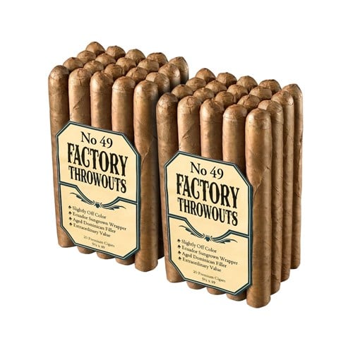Factory Throwouts No.49 Sun Grown Robusto 2-Fer Cigars