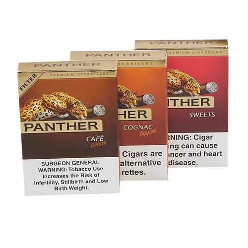 Panther Filtered Cigarillos Sampler II  3-Cigar Sampler