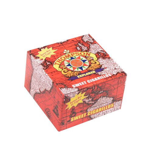Thompson Explorer Flavors Cigarillo Natural Sweet (Cigarillos) (4.5"x30) Box of 60