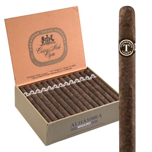 Thompson Dominican Alhambras Maduro Lonsdale Cigars