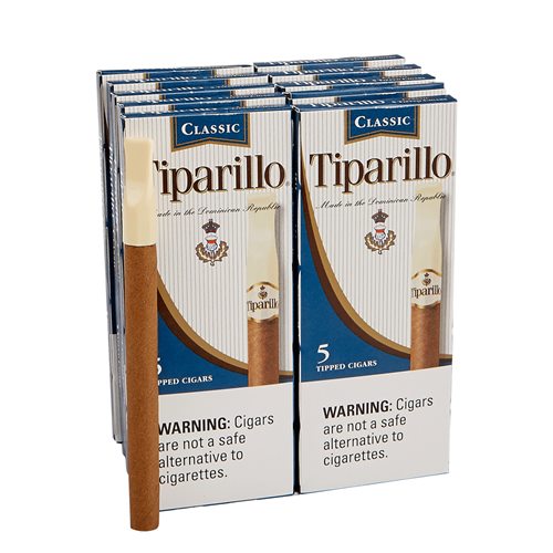 Tiparillo Smooth Blue Natural 3-Fer (Cigarillos) (4.0"x26) PACK 150