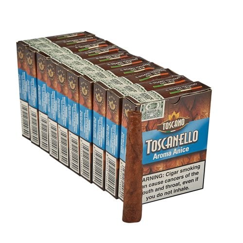 Toscanello Cheroots Anice (Cigarillos) (3.0"x38) Pack of 50