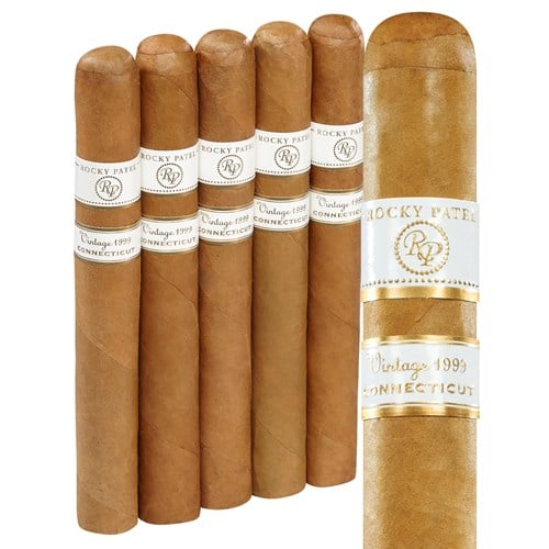 Rocky Patel Vintage 1999 Connecticut (Churchill) (7.0"x48) Pack of 5