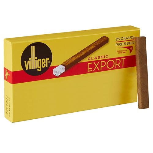 Villiger Export Smooth Natural (Cigarillos) (4.0"x37) BOX 25