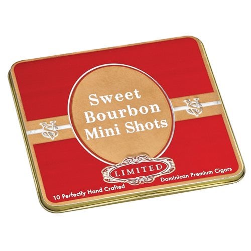 Victor Sinclair Sweet Bourbon Mini Shots (Cigarillos) (3.5"x28) PACK 50