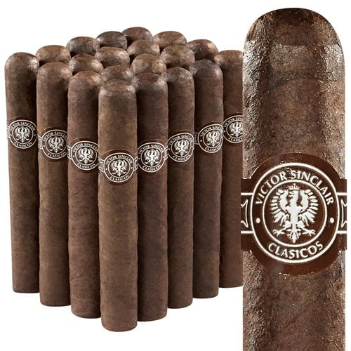 Victor Sinclair Clasicos Robusto - Maduro (5.0"x50) Pack of 20